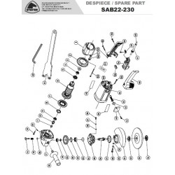 Stayer Spare Parts for Angle Grinder SAB22-230