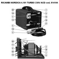 Ricambi Telwin per Saldatrici Nordica