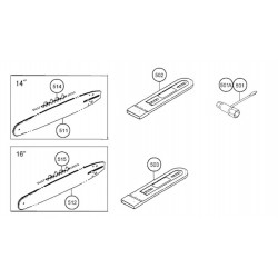 Tanaka Spare Parts for Chain Saw ECS-3350D