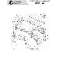 Ricambi Stayer per Trapano a Percussione TM851AK