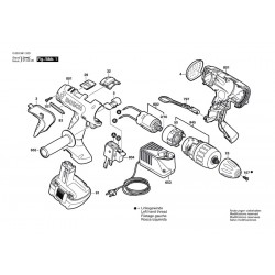 Bosch Parts for Cordless Drill PSB 12 VE-2