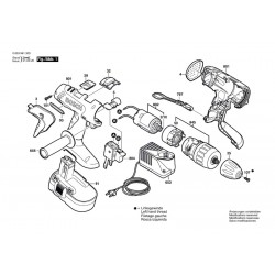 Bosch Parts for Cordles Drill PSB 18 VE-2