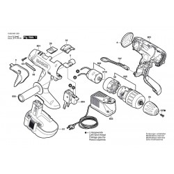 Bosch Parts for Cordless Drill PSB 24 VE-2
