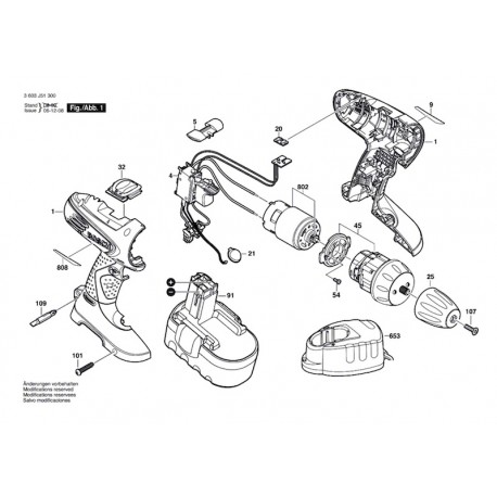 Bosch Spare Parts For Cordless Drill PSR 18 2 bosch-spare-parts-for-cordless-drill-psr-18-2