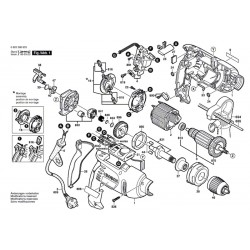 Bosch Spare Parts for Percussion Drills PSB 1000 RPE