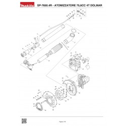 Ricambi Dolmar per Atomizzatore Spalleggiato SP-7650.4R