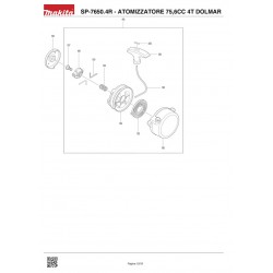 Dolmar Spare Parts for Sprayer SP-7650.4R