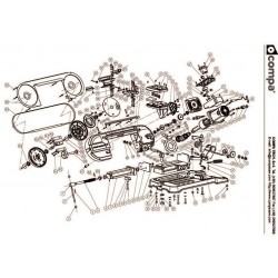 Compa-OMS Spare Parts for Band Saws SC1435-1440-1735