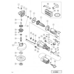 Ricambi Hitachi per Smerigliatrice Angolare G12SR4