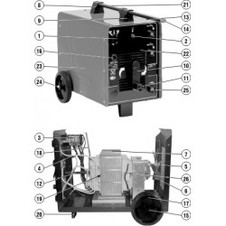Telwin Spare Parts for Electrode Welding Artika 282 - 814095