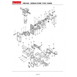 Makita Spare Parts for Hammer HM1400