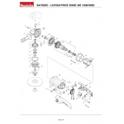 Ricambi Makita per Levigatrici SA7000C
