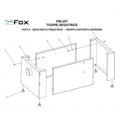 Ricambi Fox per Combinata per Legno F60251