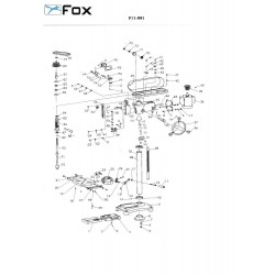 Fox Spare Parts for Floor Bench Drill Press F11-991