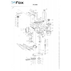 Fox Spare Parts for Floor Bench Drill Press F11-951