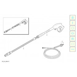 ARSG Parts for Pressure Washer PRO CLEAN 150 TSS - 12697