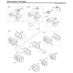 Ricambi Briggs & Stratton per Motore Serie 550 OHV-Albero 22x60