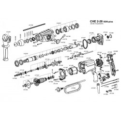 Flex Spare Parts for Rotary Hammer CHE 2-28