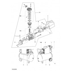 Valex Spare Parts for Air Compressor SHERMAN 50