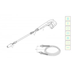 ARSG Parts for Pressure Washer Top Wash S 100 T - 20435