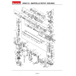 Ricambi Makita per Demolitori HR3541FC - HR4011C