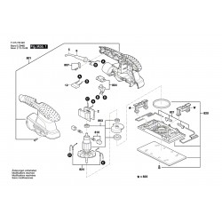 Skil Spare Parts for Orbital Sander 7338