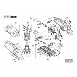 Skil Spare Parts for Orbital Sander 7366