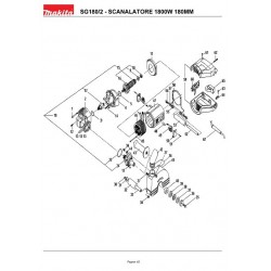 Makita Spare Parts for Wall Chaser SG180/2