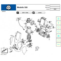 Annovi & Reverberi Parts for Pressure Washer AR588/590