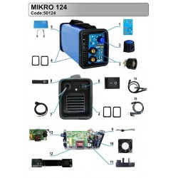 Ricambi Awelco per Saldatrice Inverter Mikro 124