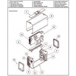 Ricambi Awelco per Saldatrice Inverter Mikro 164 - Esploso