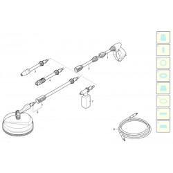 Ricambi Black&Decker per Idropulitrice PW 1400 TDK PLUS – 13486