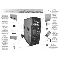 Awelco Spare Parts for Inverter Welding MIKROMIG 2500