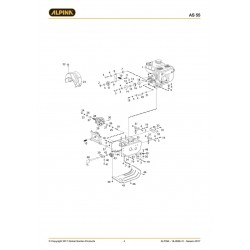 Alpina Spare Parts for Snow Throwers AS 55