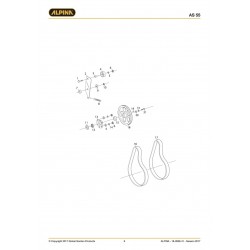 Alpina Spare Parts for Snow Throwers AS 55