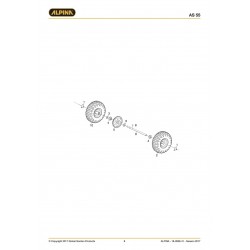 Alpina Spare Parts for Snow Throwers AS 55