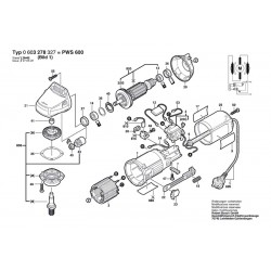 Bosch Spare Parts for Angle Grinder PWS 600