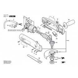 Bosch Spare Parts for Angle Grinder PWS 650