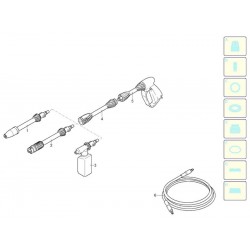 Black&Decker Spare Parts for Pressure Washer PW 1300 TD - 13472