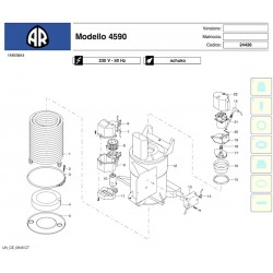 Annovi & Reverberi Parts for Pressure Washer AR4590