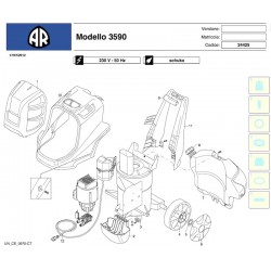 Annovi & Reverberi Parts for Pressure Washer AR3590