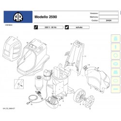 Annovi & Reverberi Parts for Pressure Washer AR2590