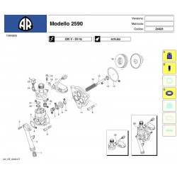 Annovi & Reverberi Parts for Pressure Washer AR2590