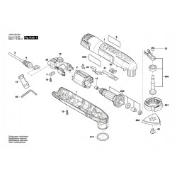 Bosch Spare Parts for Multi-Tool PMF 190 E