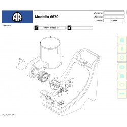 Ricambi per Idropulitrice Annovi & Reverberi AR6670