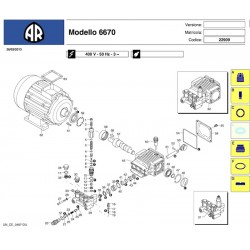 Annovi & Reverberi Parts for Pressure Washer AR6670