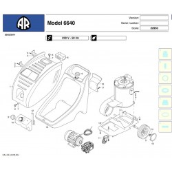 Ricambi per Idropulitrice Annovi & Reverberi AR6640