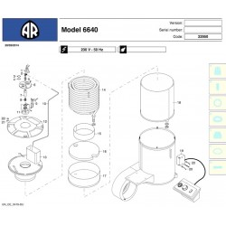 Ricambi per Idropulitrice Annovi & Reverberi AR6640