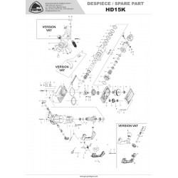 Stayer Spare Parts for Demolition Hammer HD15K