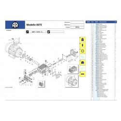 Annovi & Reverberi Parts for Pressure Washer AR6970